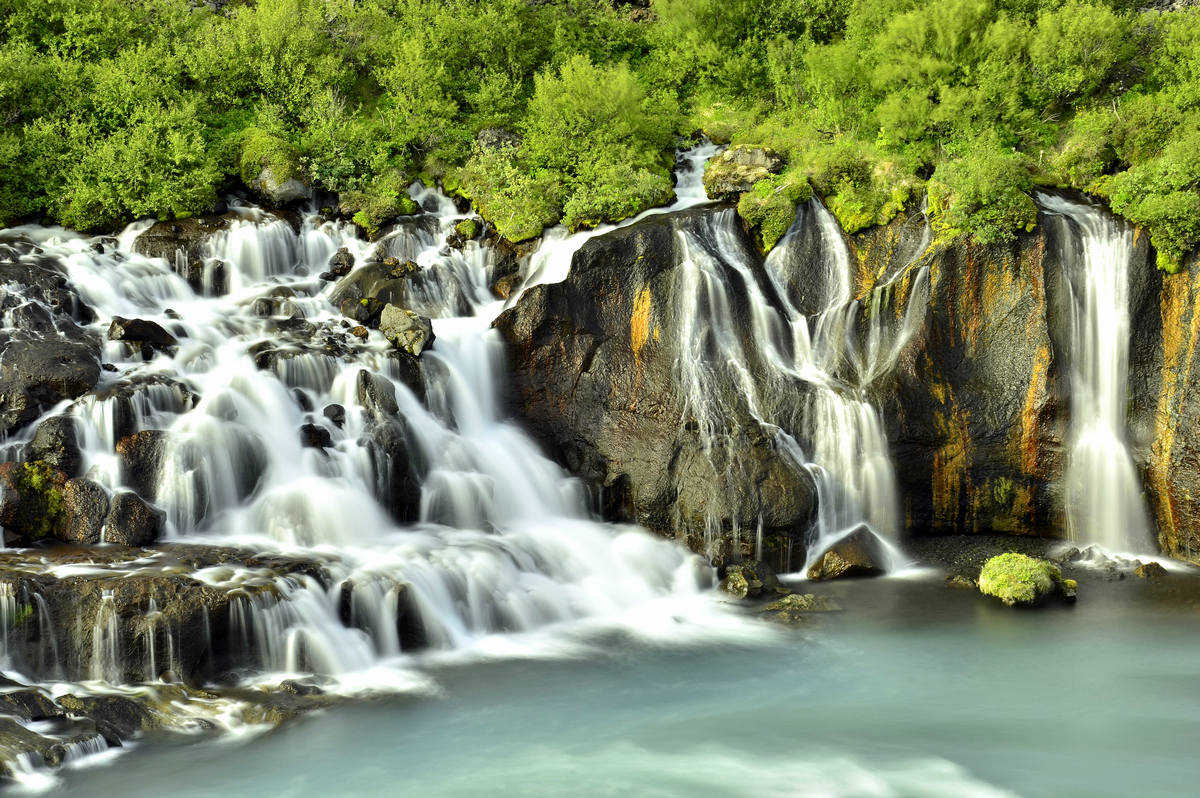 Hraunfossar - Island